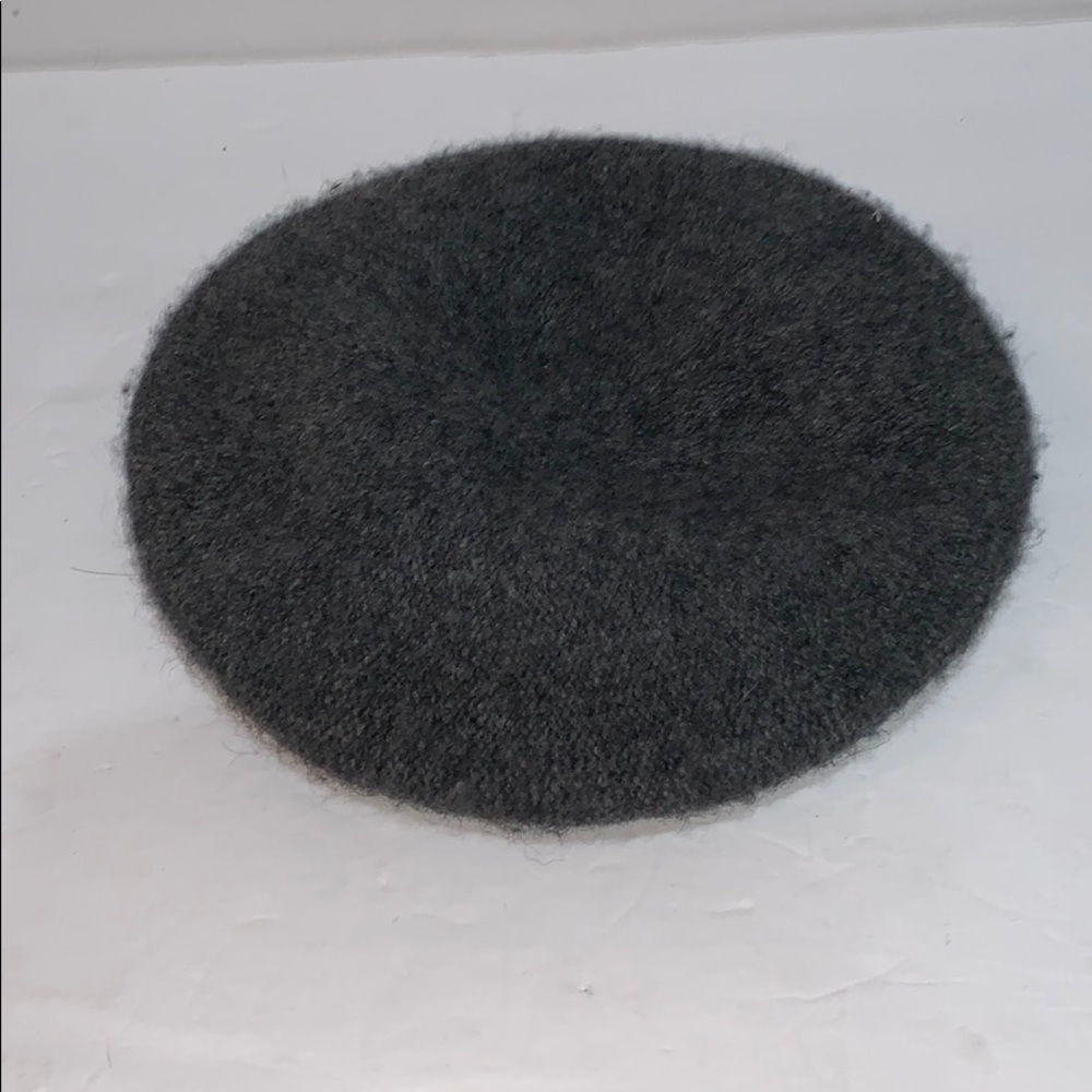 Nathaniel Cole Crown Cap Grey Soft Wool Beret